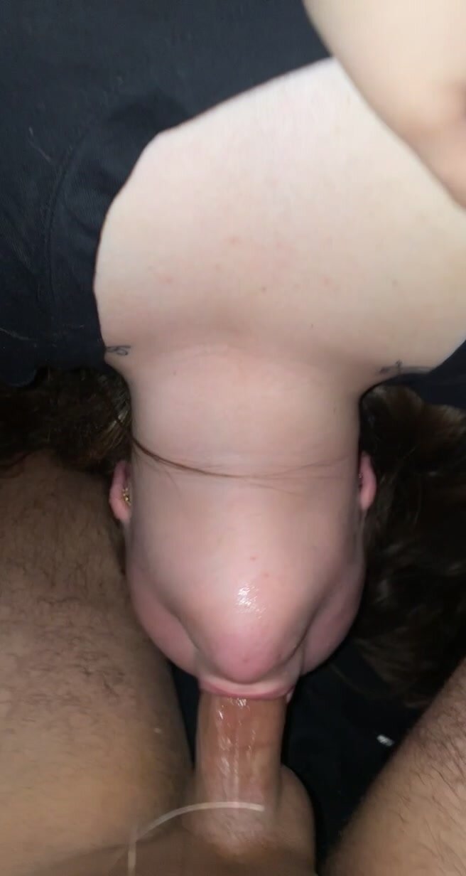 Deep throat face fuck